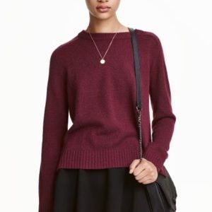 SOLD Divided by H&M Burgundy Soft Knit Sweater 🥰